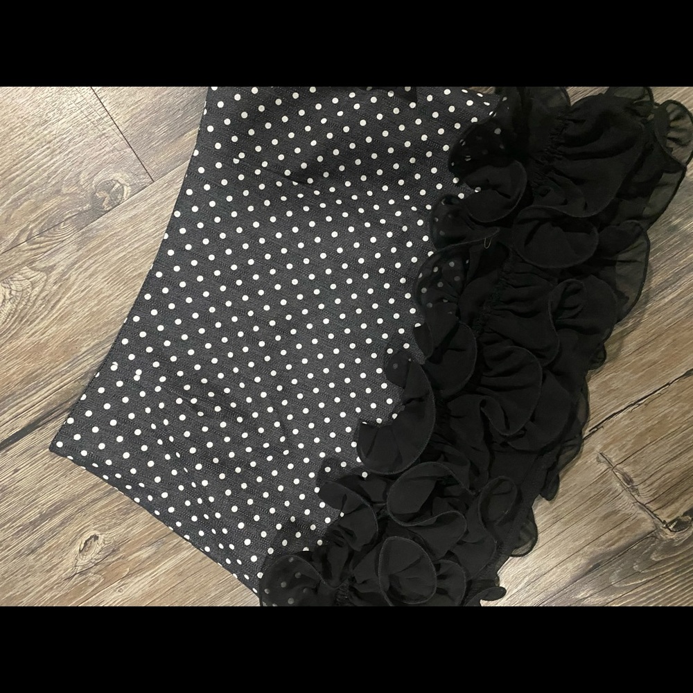 Polka Dot Ruffle Skirt - Picture 2 of 2